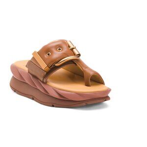 4CCCCEES oak Leather Mellow Glow Sandals